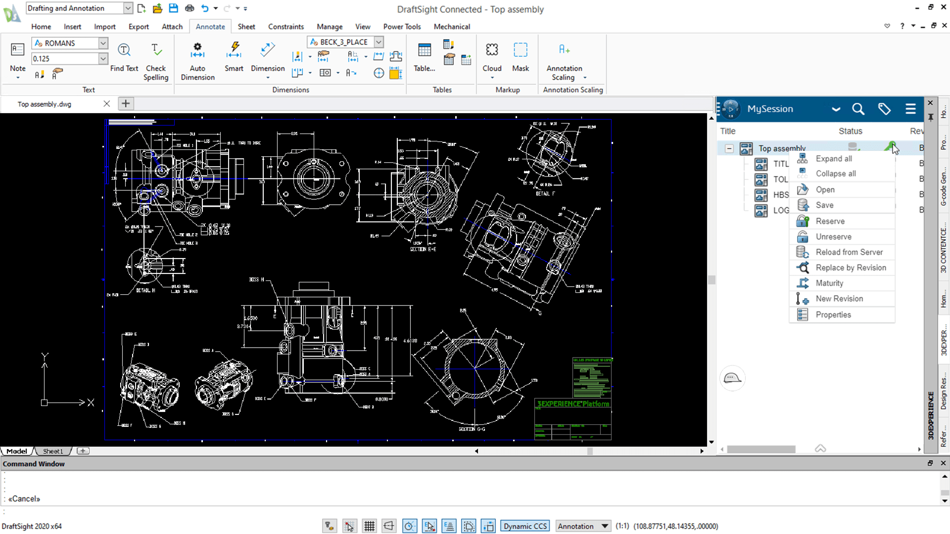 3DEXPERIENCE DraftSight Premium (DRA)