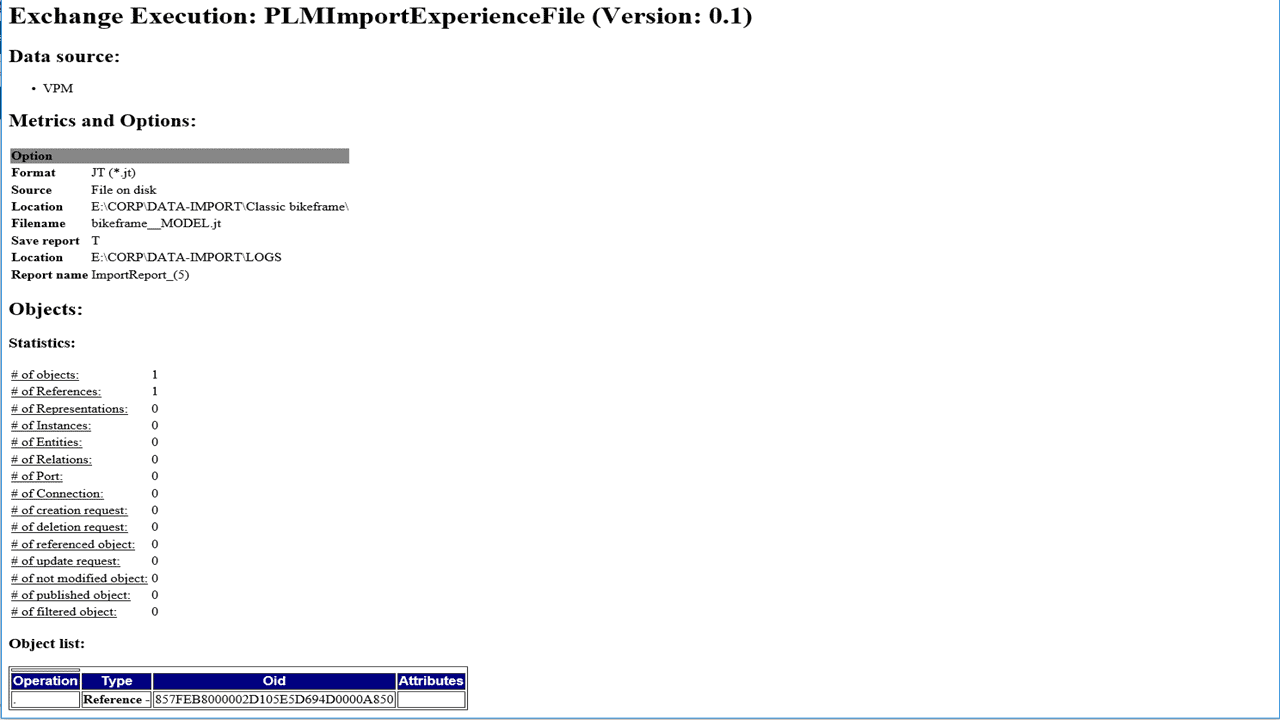 Conversion Data Integrator For JT (FOJ)