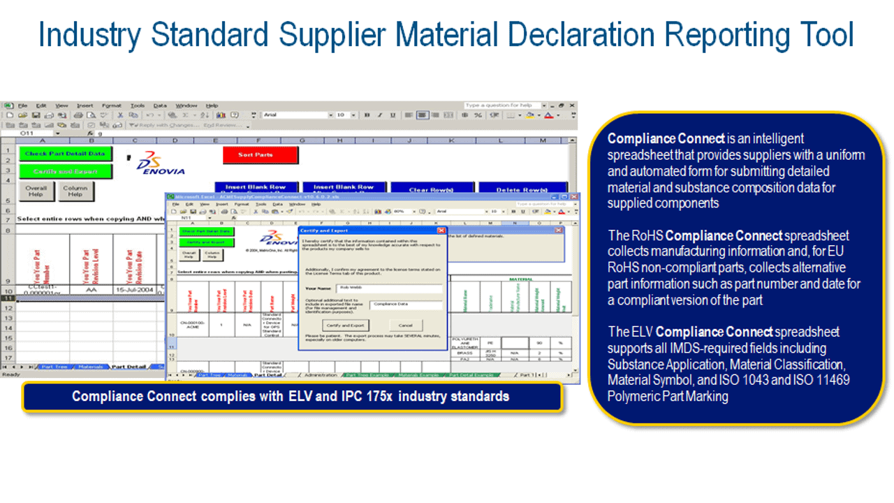 Materials Compliance Supplier Representative (MCD)