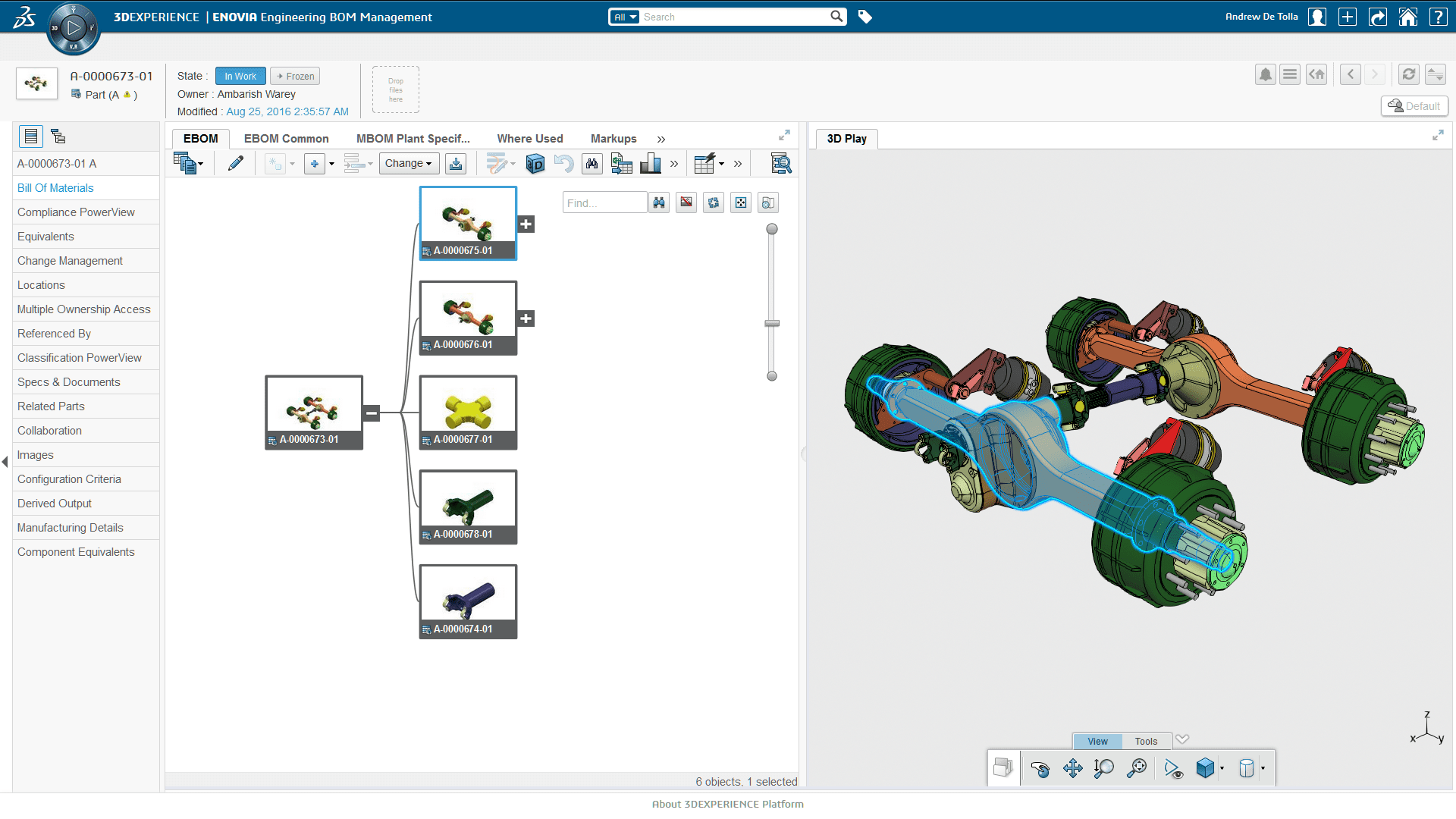 Engineering BOM Manager (PDE)