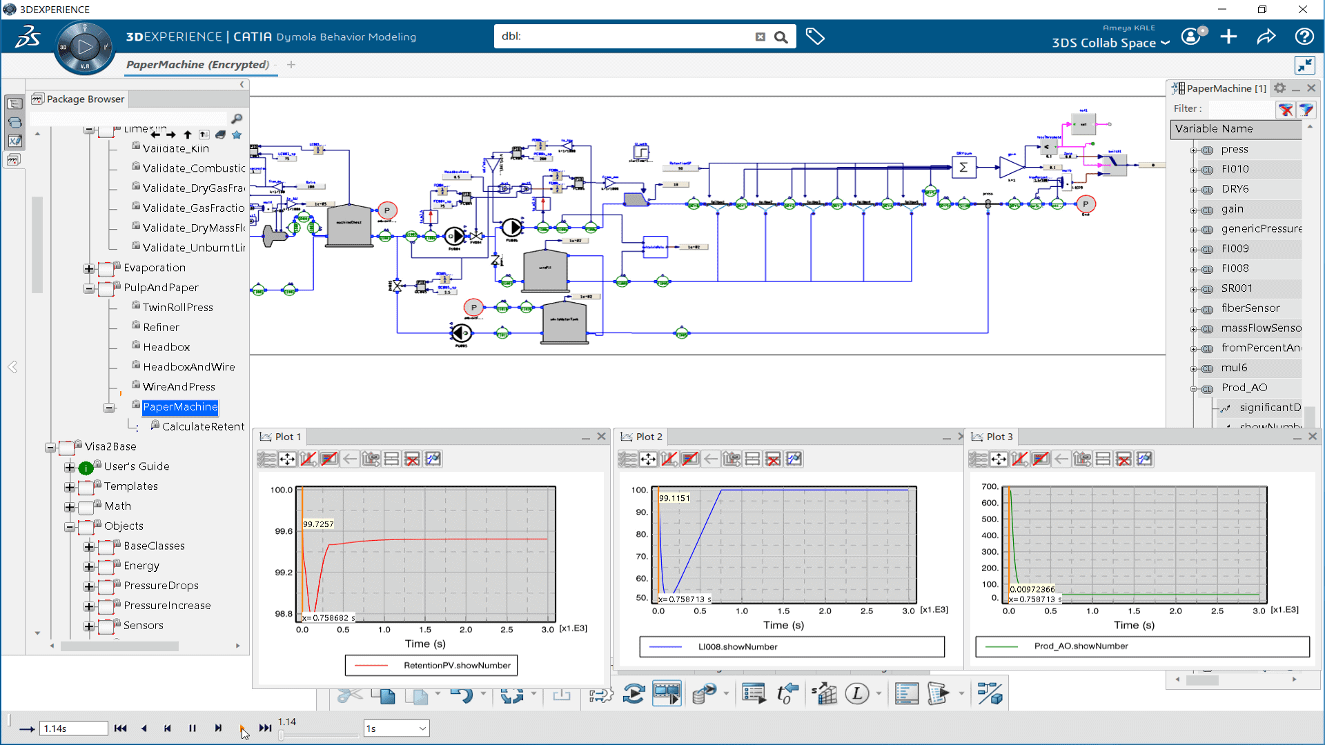 Systems Industrial Process Simulation Library (PRZ)