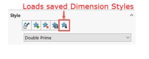 solidworks dimension styles, Increasing SOLIDWORKS Efficiency with Dimension Styles