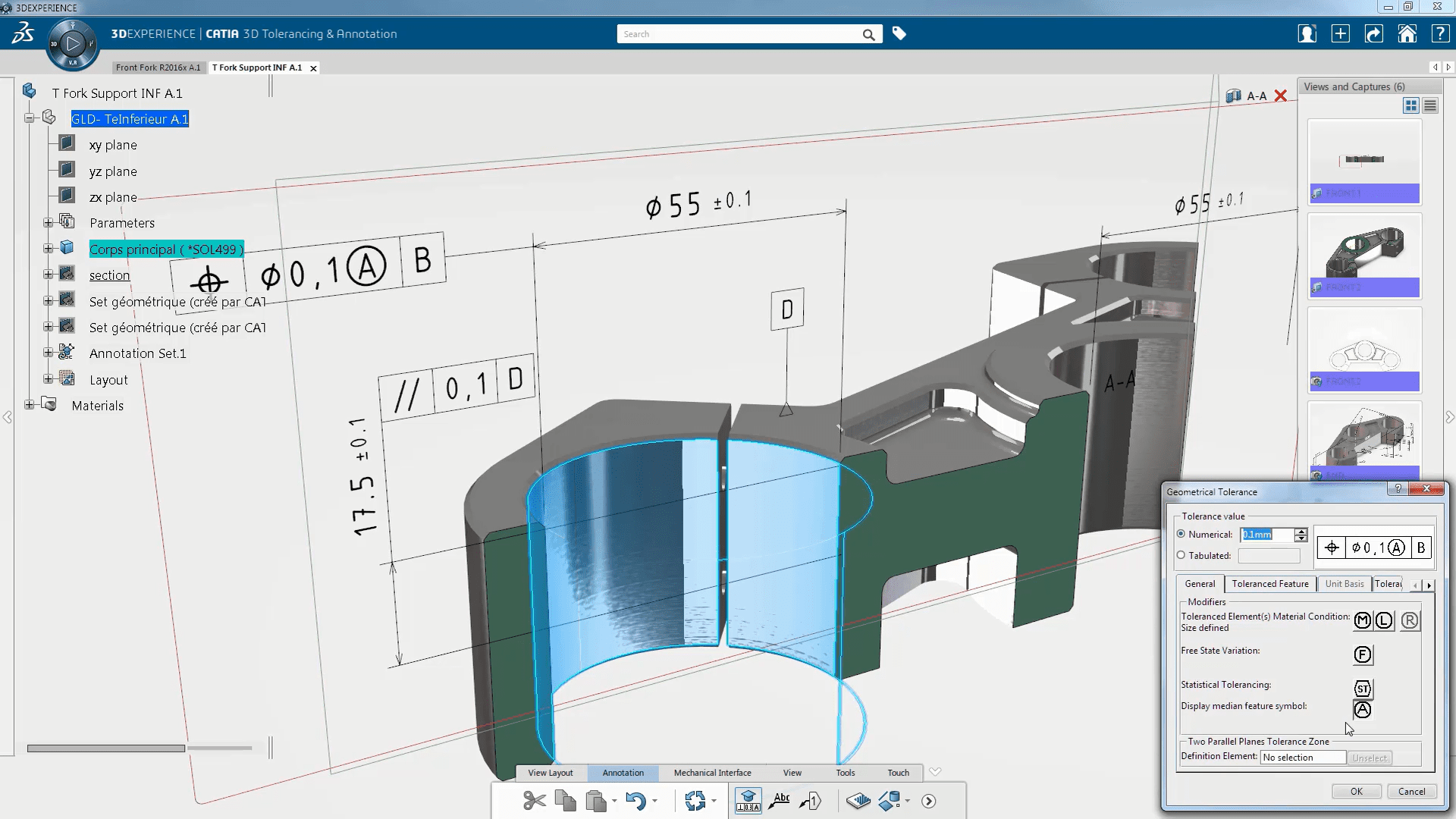 3D Tolerancing & Annotation Designer (TAD)