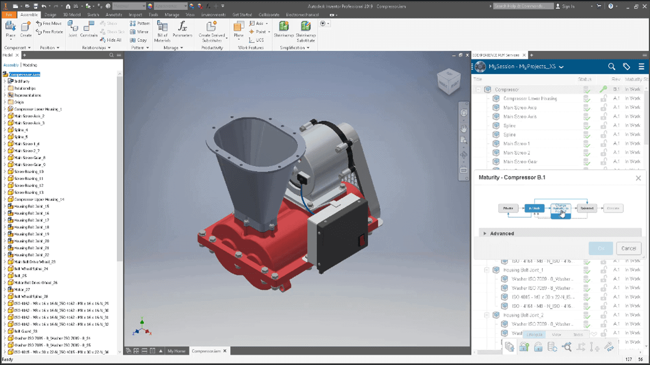 Inventor 3D Drawing Samples | 3d çizimler, Teknik çizim, Teknik