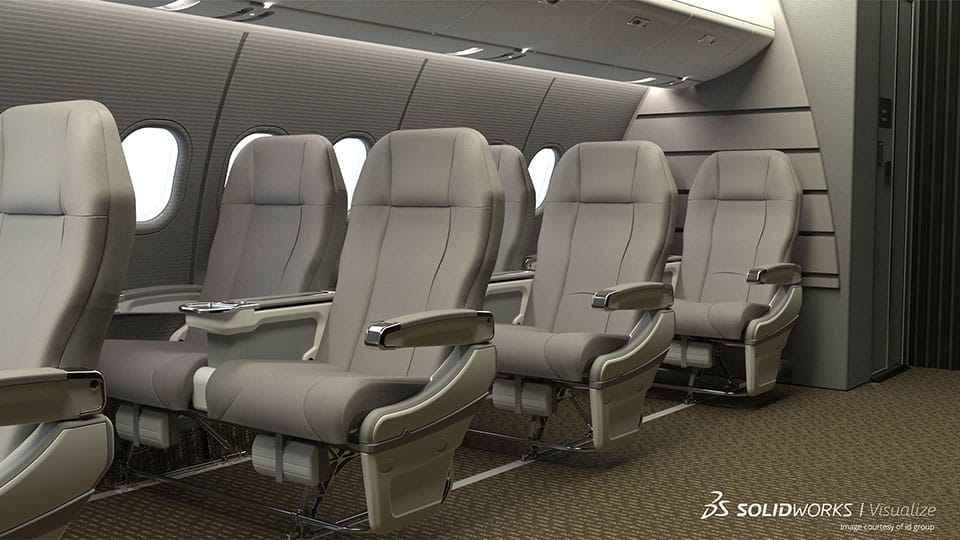 SOLIDWORKS Visualize for aerospace