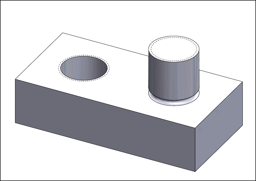 Cosmetic threads in SOLIDWORKS may show as looking blank, but don't worry, you didn't do anything wrong.