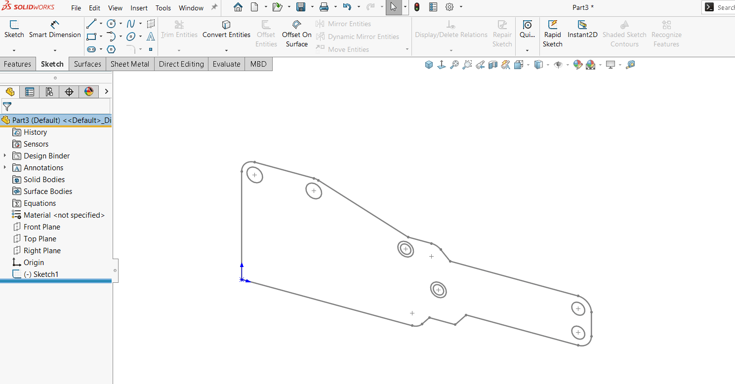 Your new sketch in SOLIDWORKS can reuse as much or as little of your original as you want.