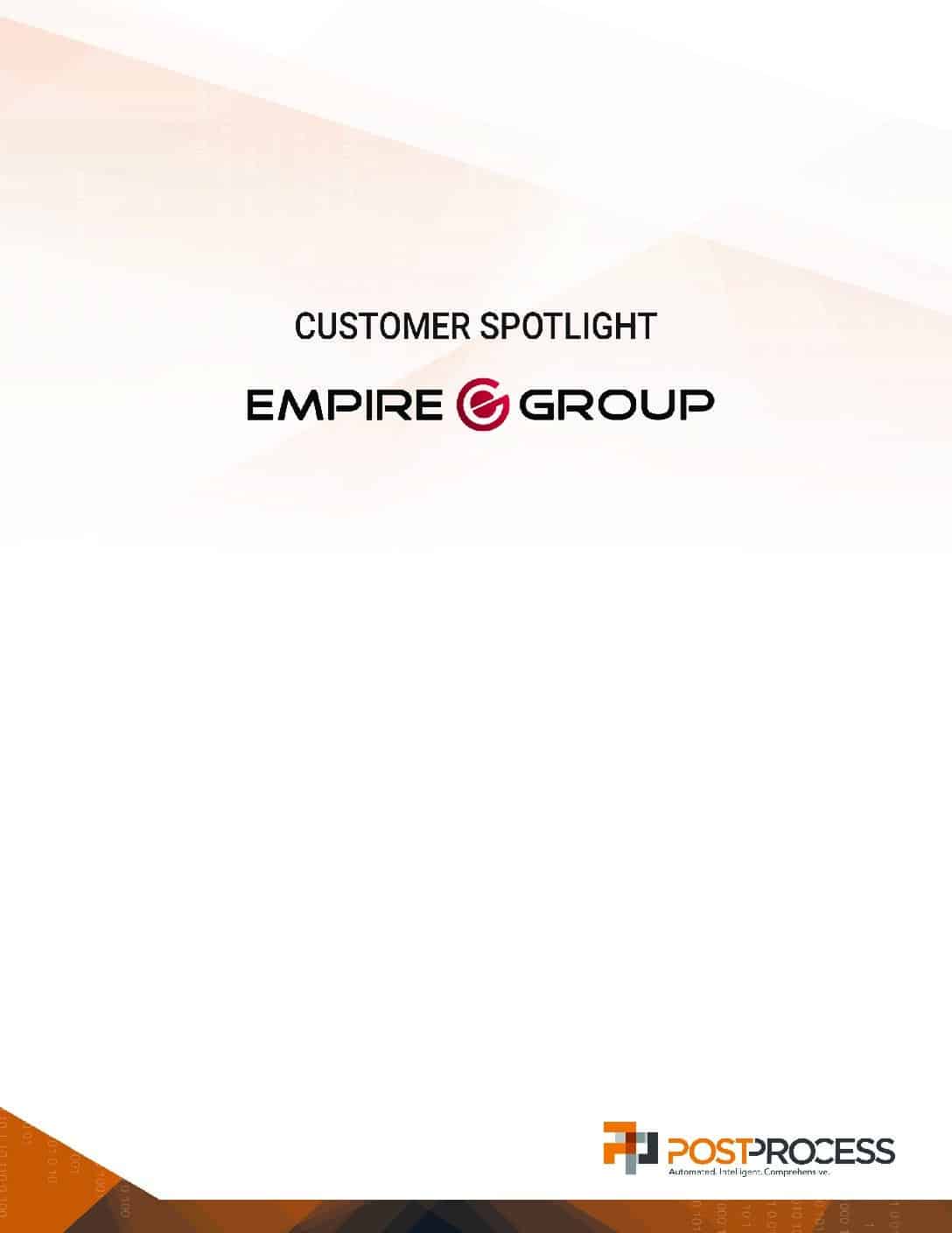 postprocess DEMI 800 Empire Group Case Study Download