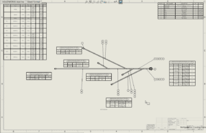 Connector tables in SOLIDWORKS Routing 2023 are now places closer to the corresponding connector.