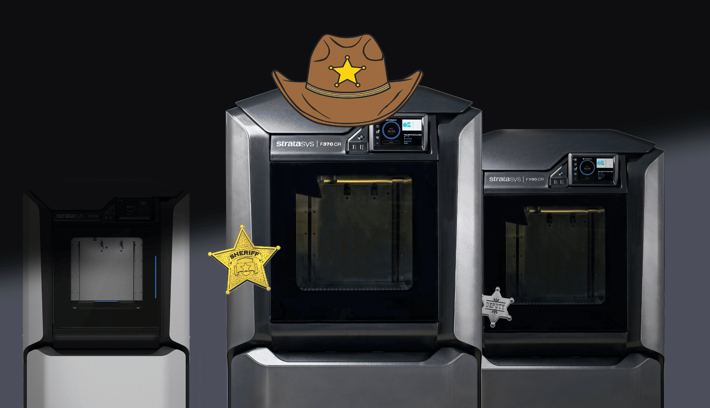 Check out the new F370CR and the F190CR 3D printers.