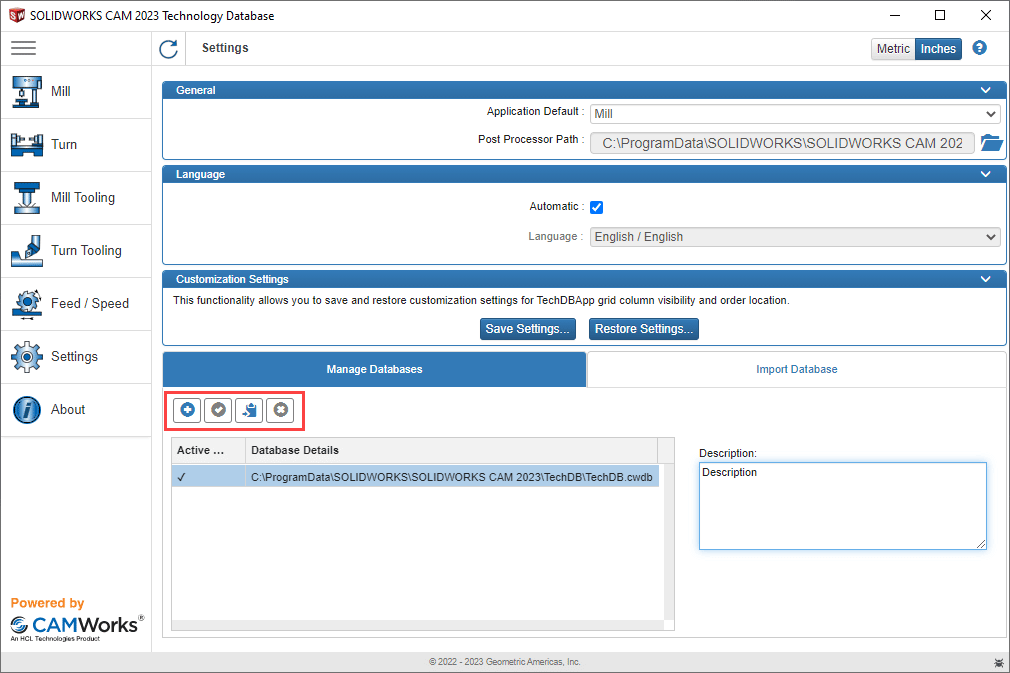 Update your tech db settings in SOLIDWORKS CAM when going through the upgrade or installation.