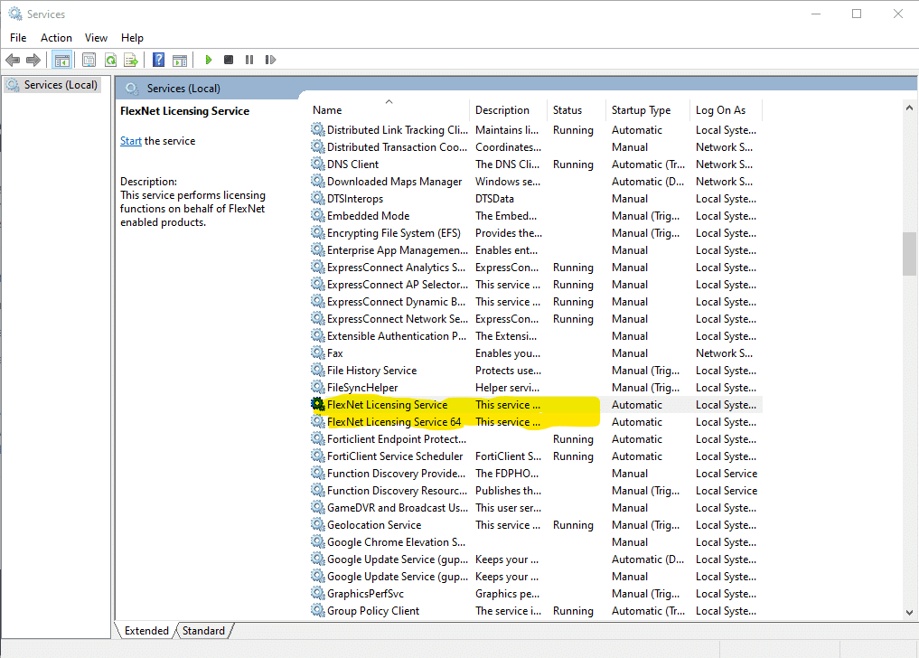 SOLIDWORKS failed to obtain a computer Identifier is caused when the FlexNet licensing services aren't running.