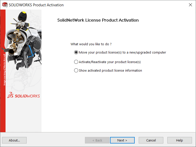 Before upgrading your SolidNetWork License Manager, be sure to move the license to ensure you don't receive any errors.